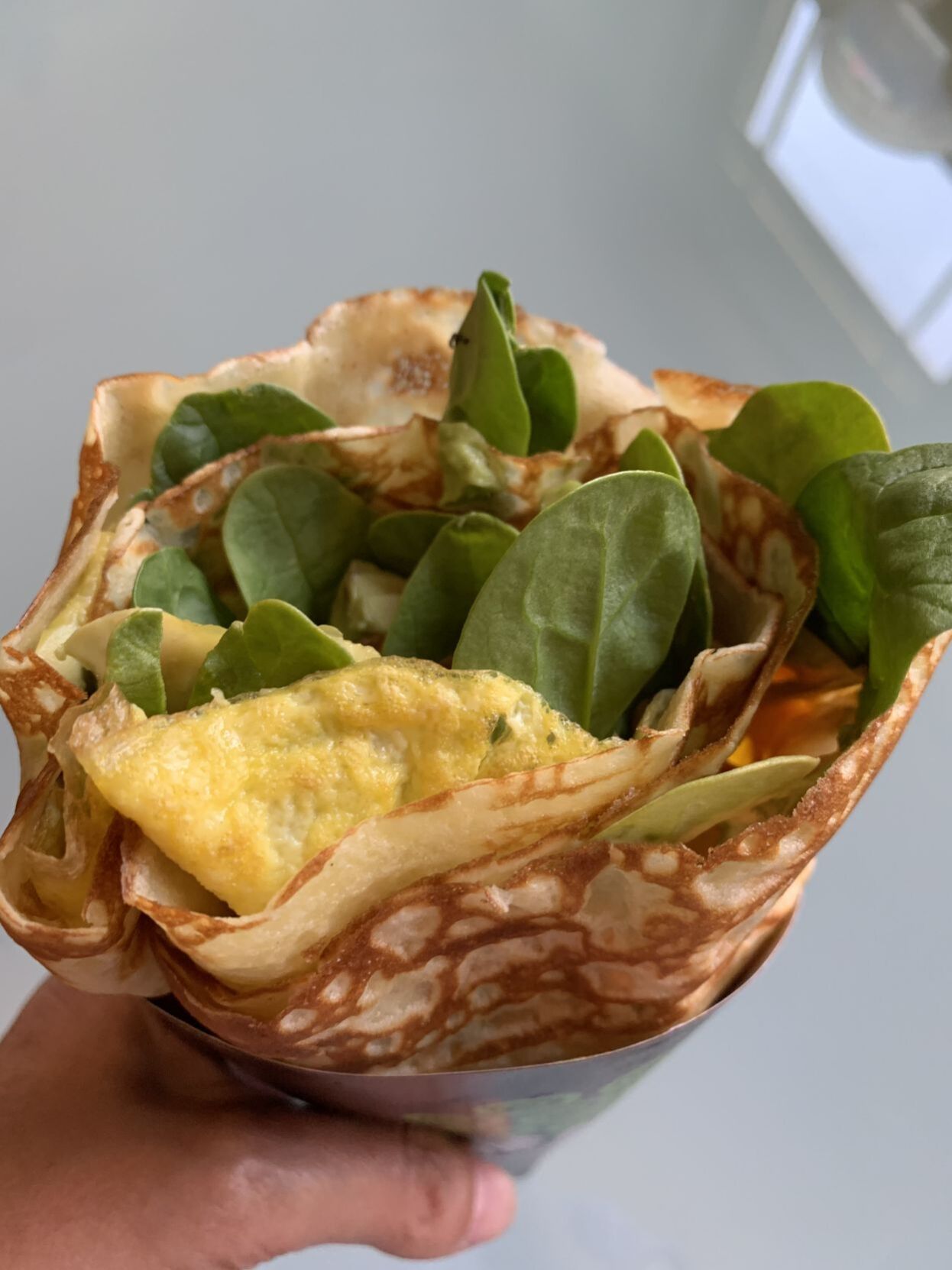 Egg crepe